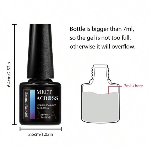 7Ml Thermal Gel Nail Polish 3 Layers Temperature Color Changing Gel - Picture 5 of 9